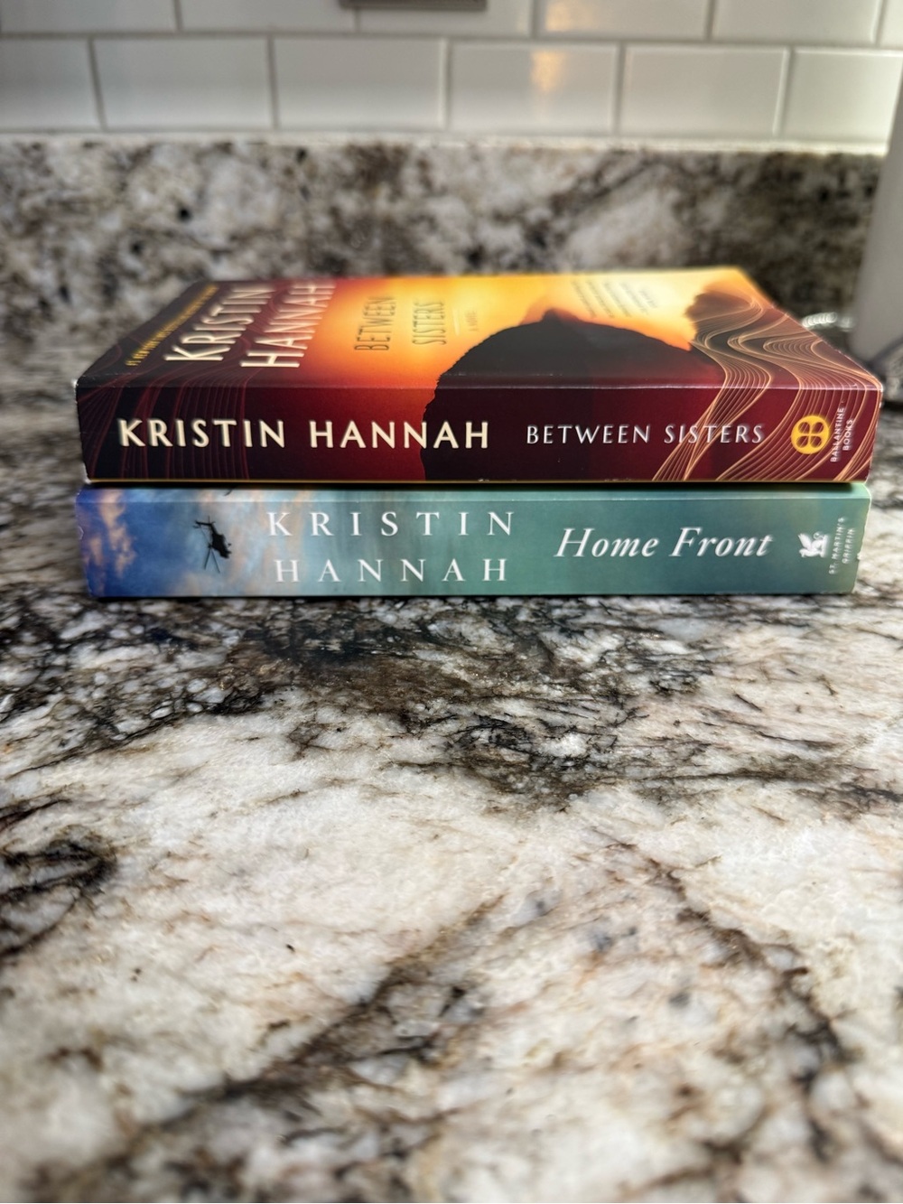 Kristin Hannah Lot Between Sisters + Home Front Paperbacks